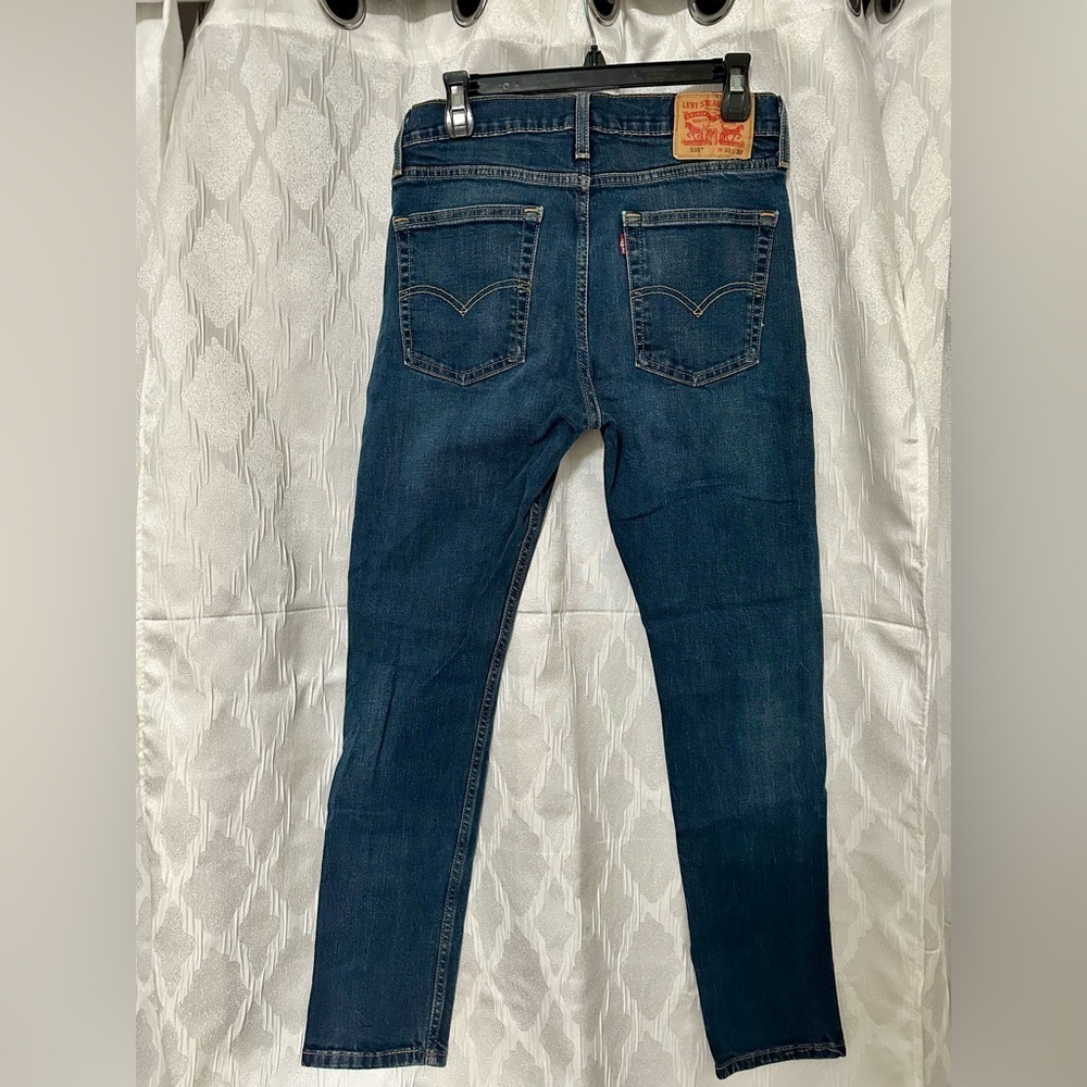 Levi's Dark Blue 510™ SKINNY FIT MEN'S JEANS - Picture 8 of 12